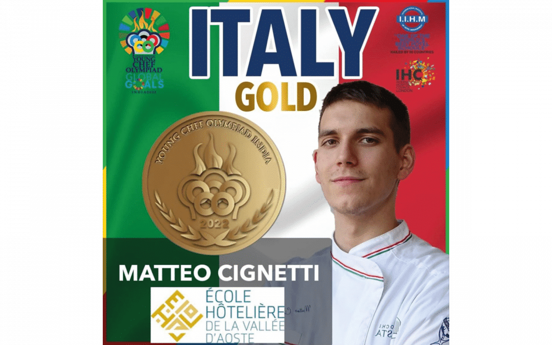 Matteo Cignetti vince le Young Chef Olympiad 2022