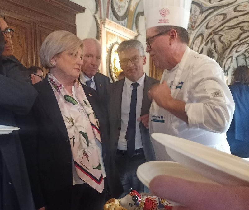 Un servizio al castello di Sarre veramente speciale…